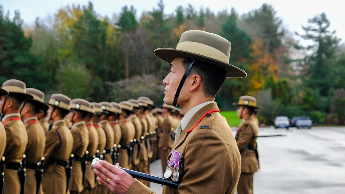 British KFOR troops are awarded medals