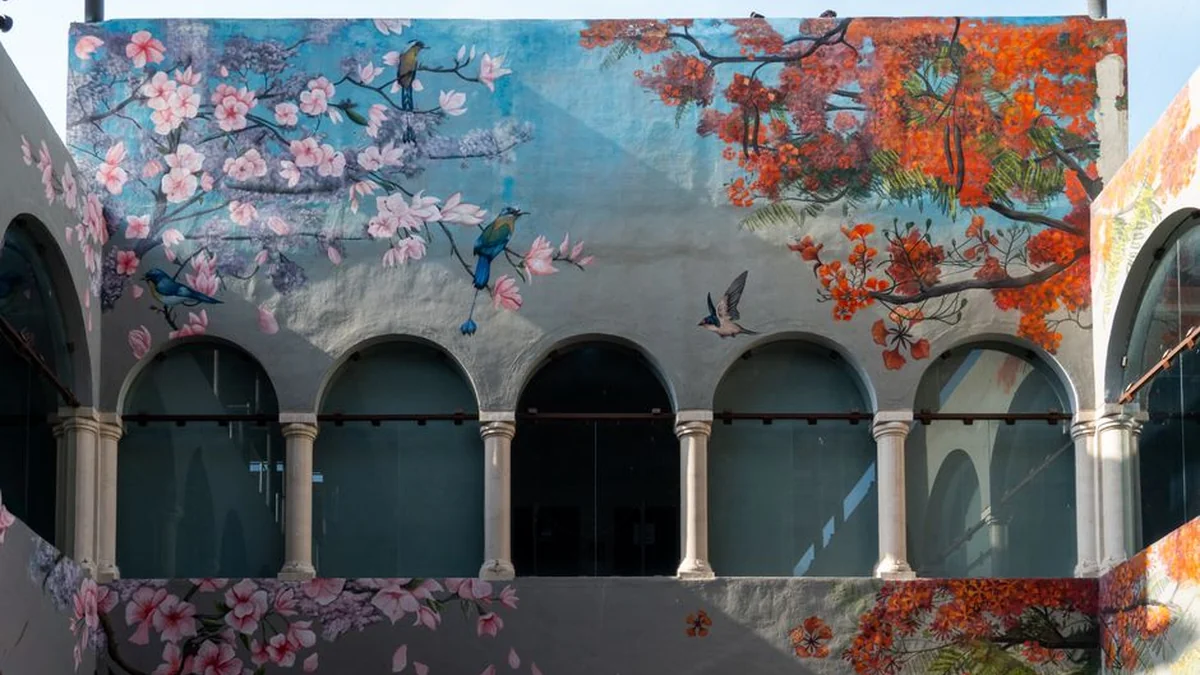 The mural “Çast” is inaugurated, supporting victims of sexual violence during the war